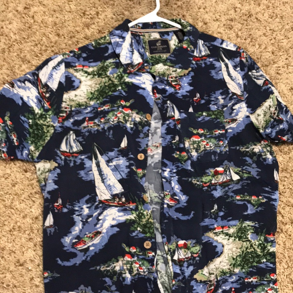 Caribbean Joe Button Down